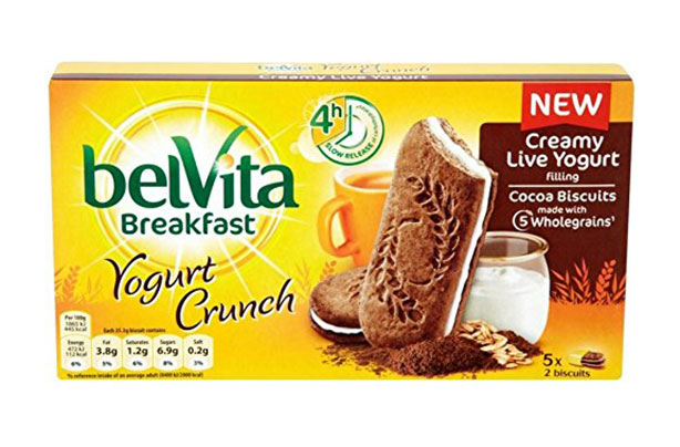Belvita Yoghurt Crunch Cocoa, best and worst cereal bars