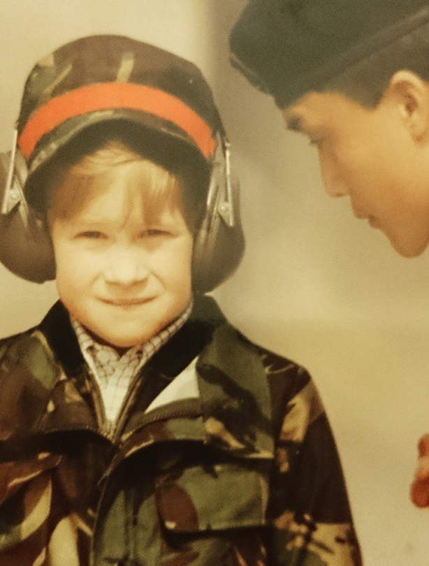 Prince Harry as a child