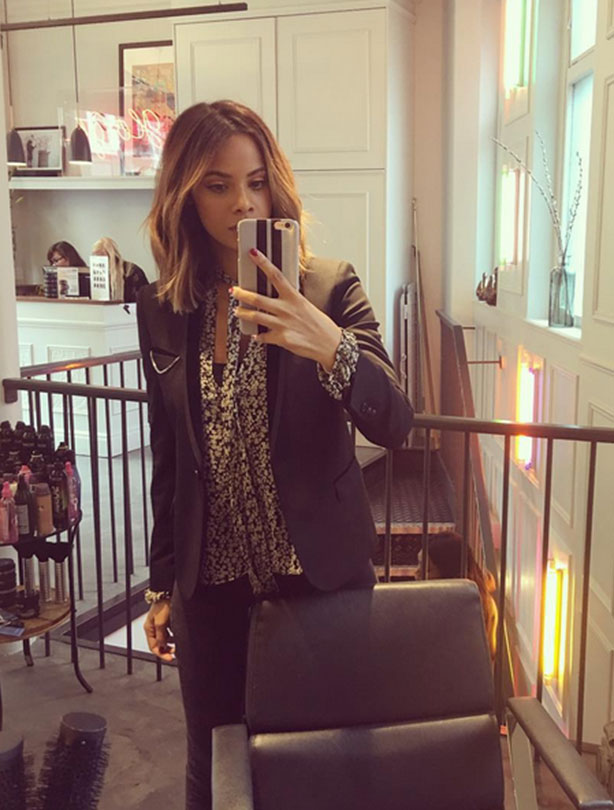 Rochelle Humes with bob