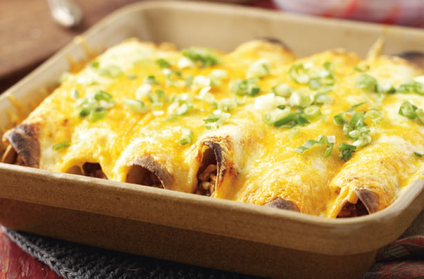 Pork enchiladas