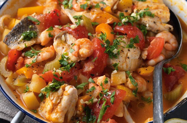 Basque seafood stew