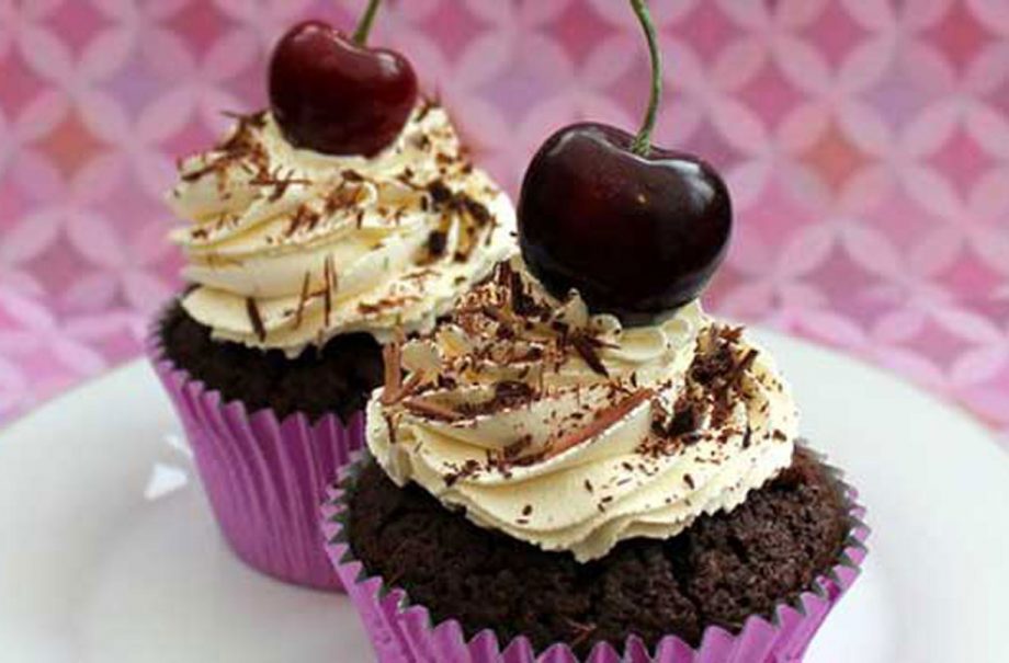 Black Forest cupcakes
