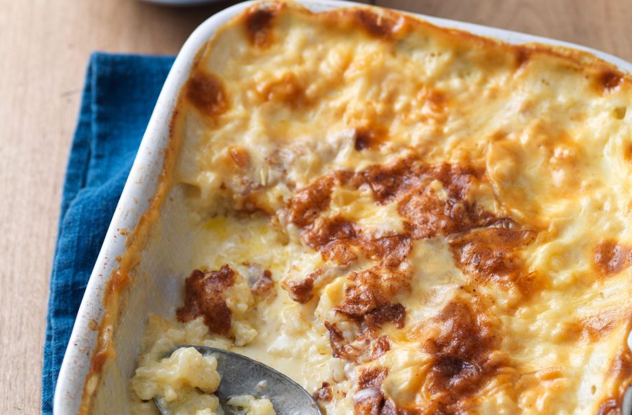 Clotted cream rice pudding