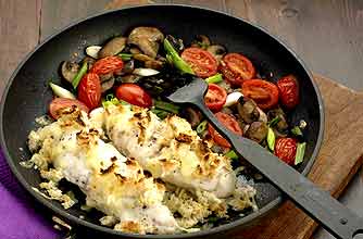 Monkfish pan fry