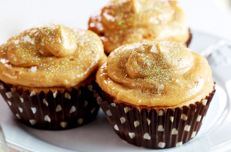 Sticky toffee cupcakes with salted caramel buttercream