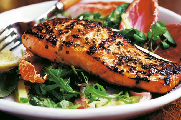 Sweet chilli salmon