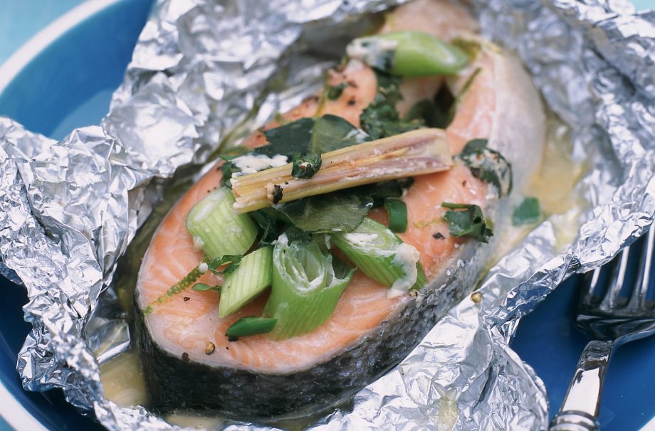 Thai Style Salmon Parcels