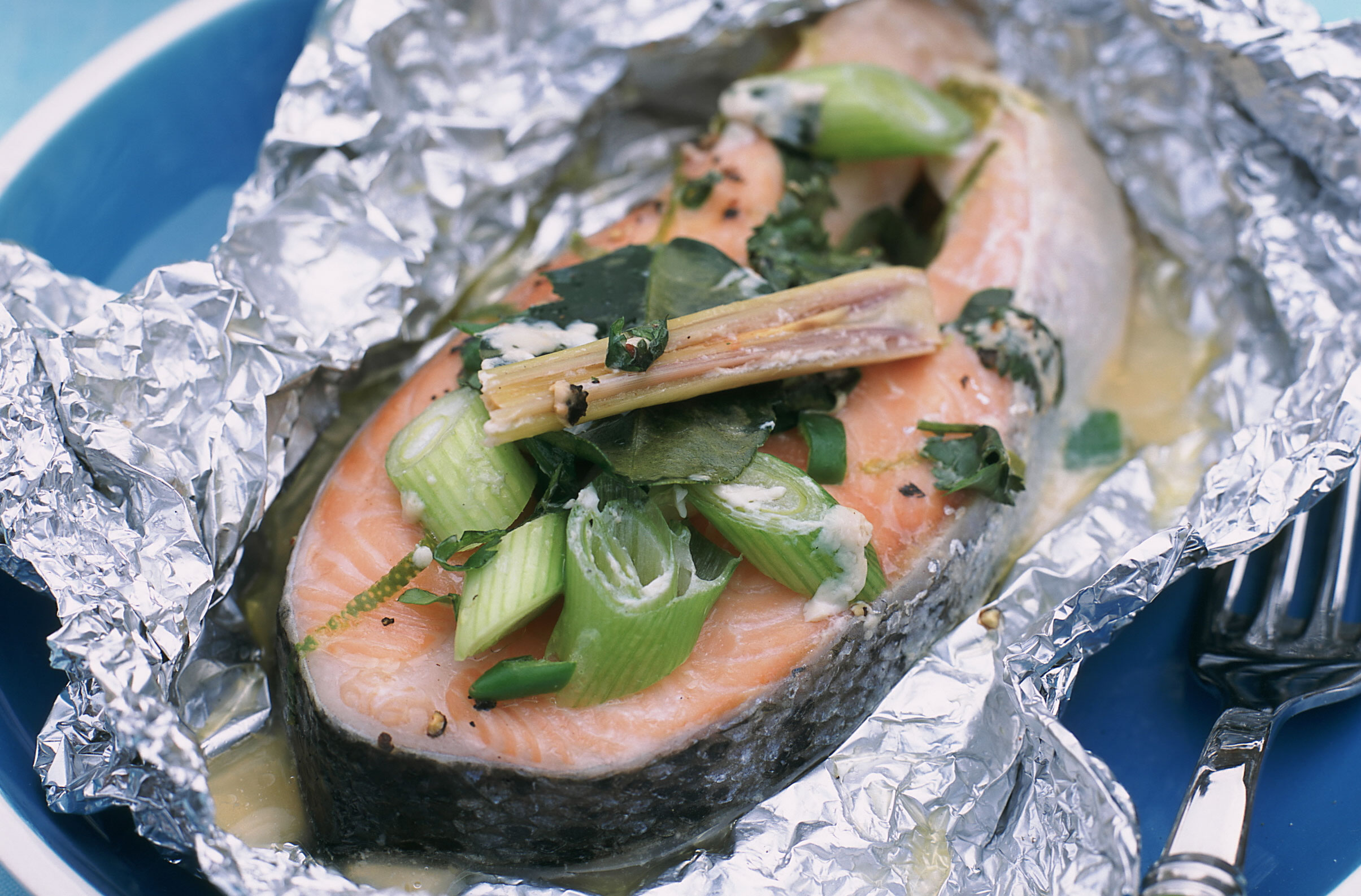Thai Style Salmon Parcels