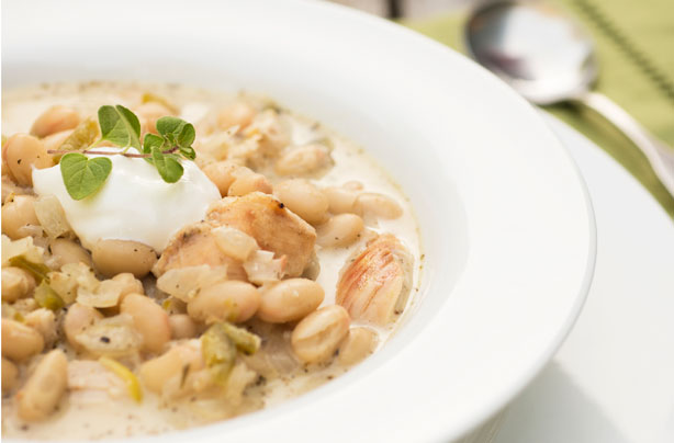 Chicken and white bean soup
