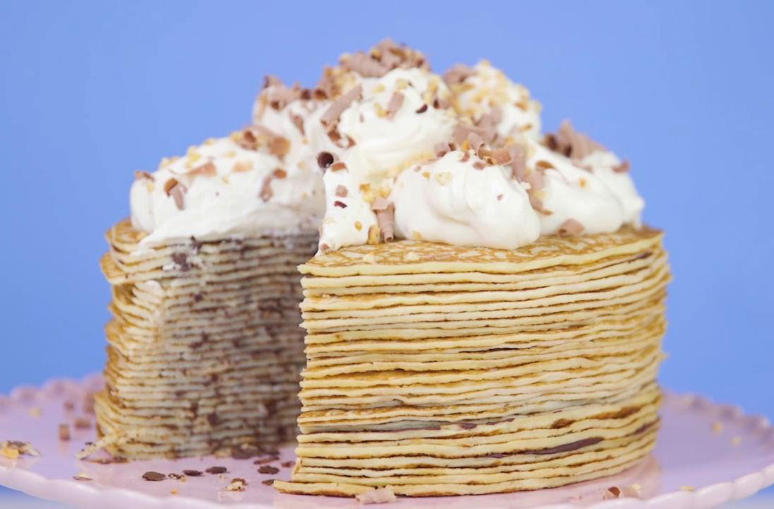 Baileys And Nutella Crepe Cake American Recipes GoodtoKnow