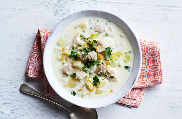 John Torode's clam chowder