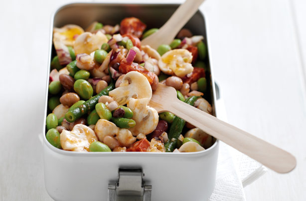 Mushroom and Bean Salad