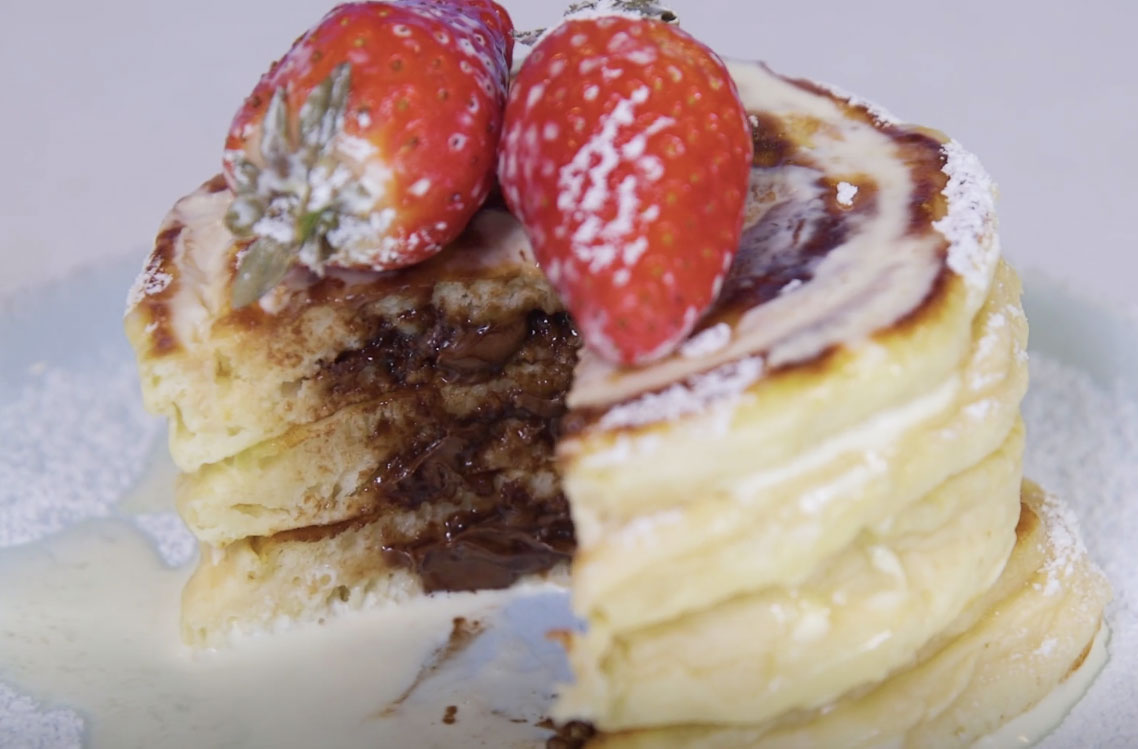 Nutellastuffed Pancakes American Recipes GoodtoKnow