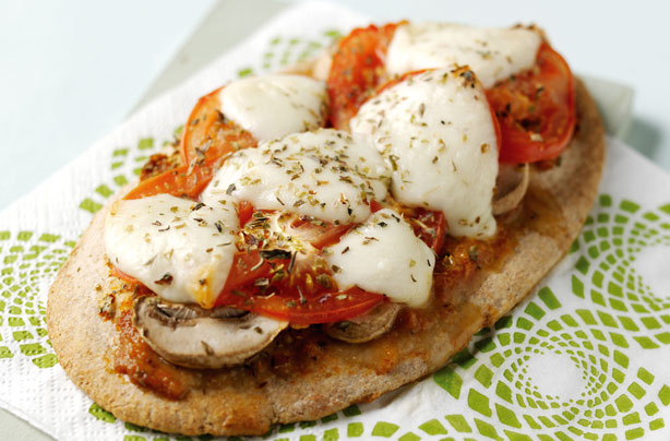 Quick pitta pizzas