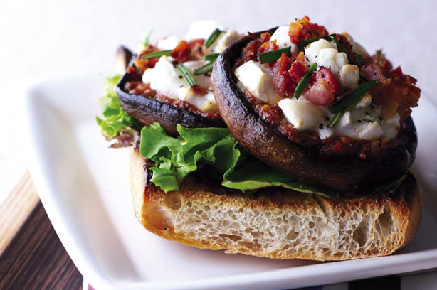 Stuffed Mushroom Burger