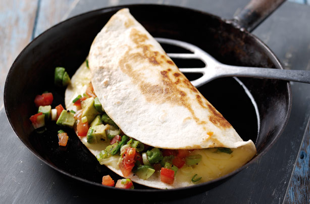 Tortilla cheese turnovers