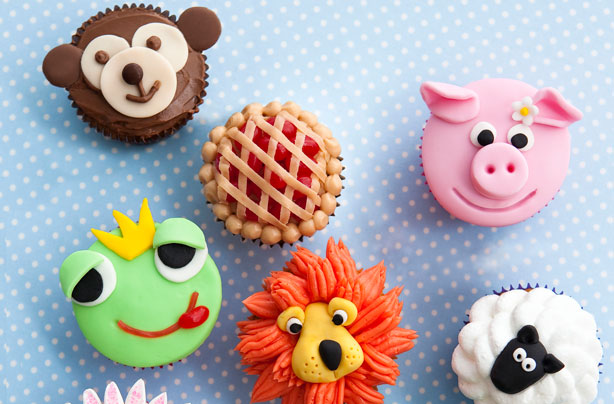 Animal cupcakes
