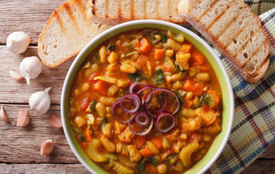 chunky soups, Minestrone soup