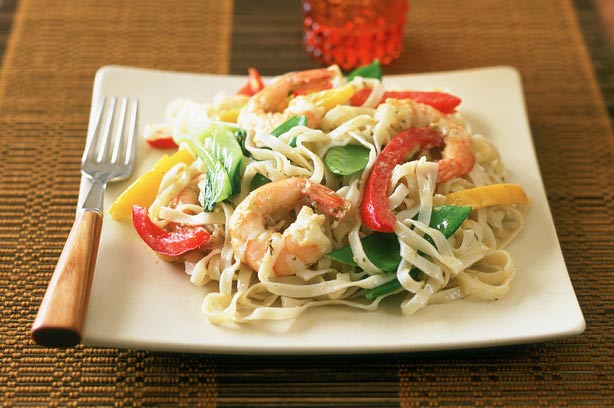 Coconut Prawn Noodles