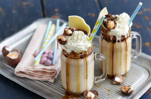 Creme egg milkshake