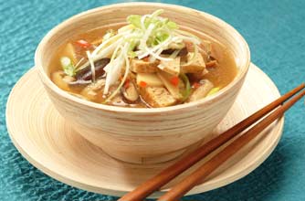Vegetarian hot and sour soup recipe