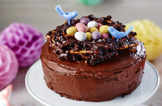 Mini Eggs chocolate nest cake