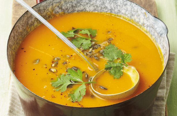 Pumpkin and orange soup recipe