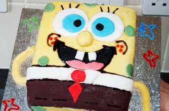 Kirsty Lou Trowell's Sponge Bob cake recipe