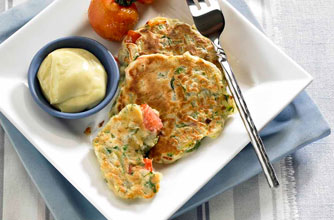Courgette Fritters