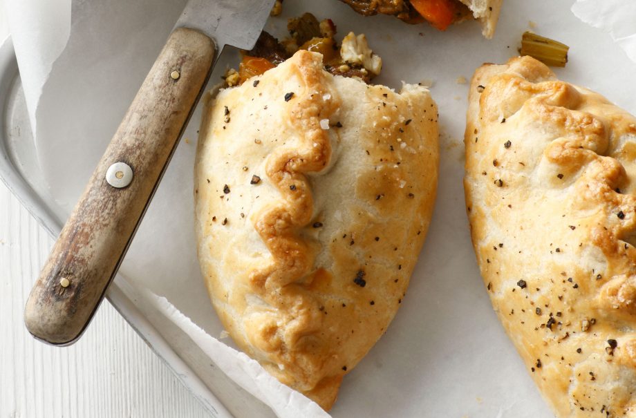 Minty lamb and feta pasties