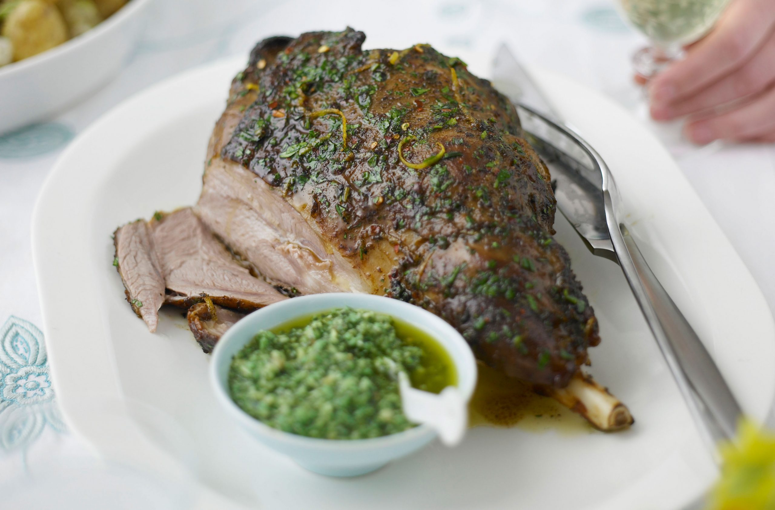 Roast lamb