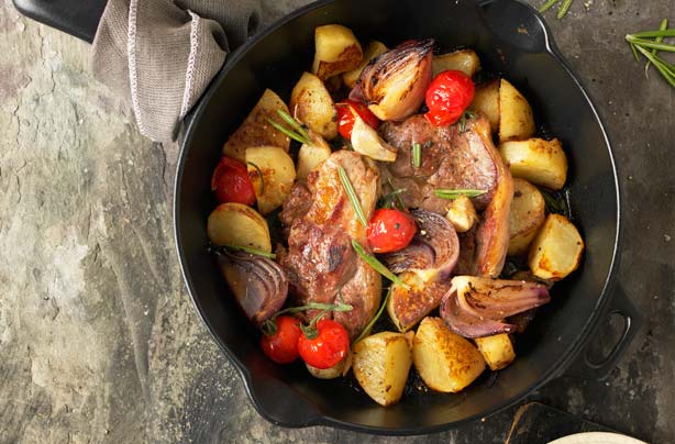 All-in-one roast lamb recipe