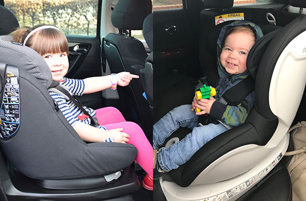 turning baby car seat