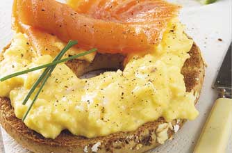 Egg bagel