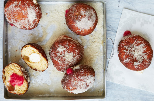 Summer dessert recipes: Candice Brown's rhubarb syllabub doughnuts