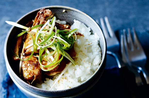 Slow cooker Asian chicken thighs