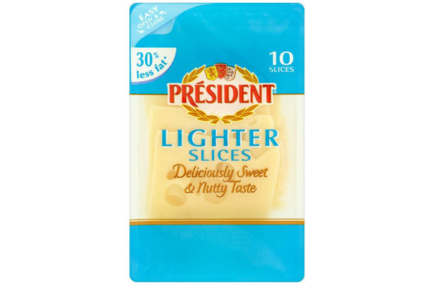 President Emmental Lighter Slices