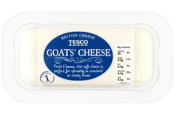 Tesco British Goats cheese