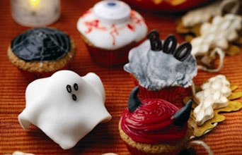 Easy Halloween cupcakes: Halloween cupcakes recipe