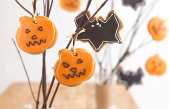 Spooky Halloween Tree Cookies recipe, recipes