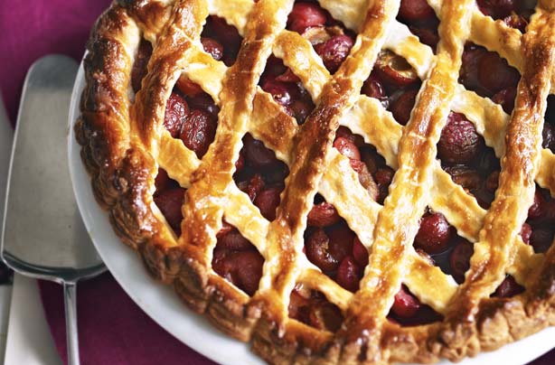 Cherry lattice pie