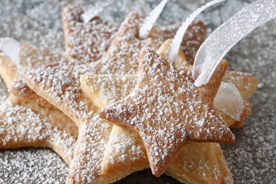 Shortbread star biscuits