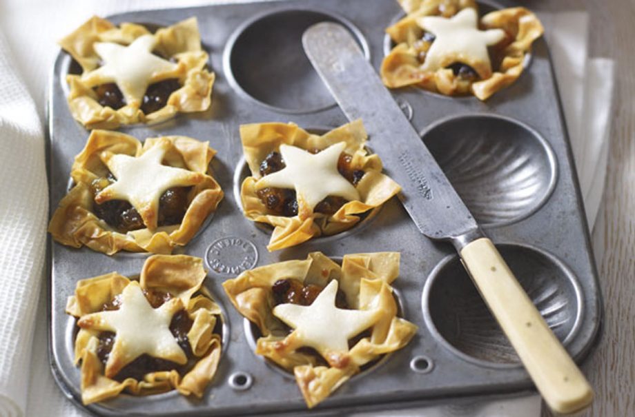 Filo mince pies