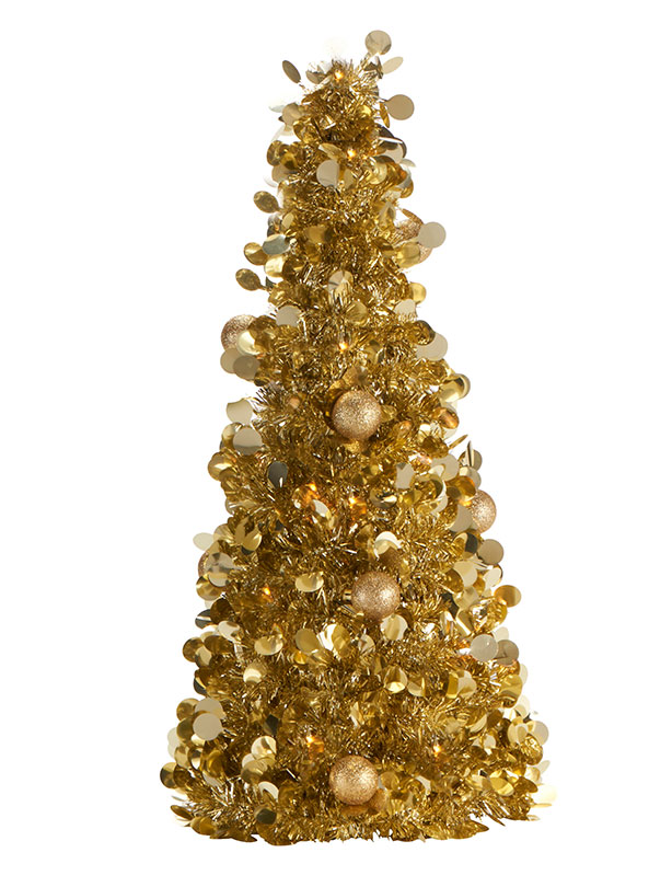 Table top artificial Christmas tree, £12, B&Q