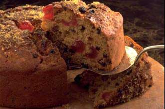 Cherry fruit cake