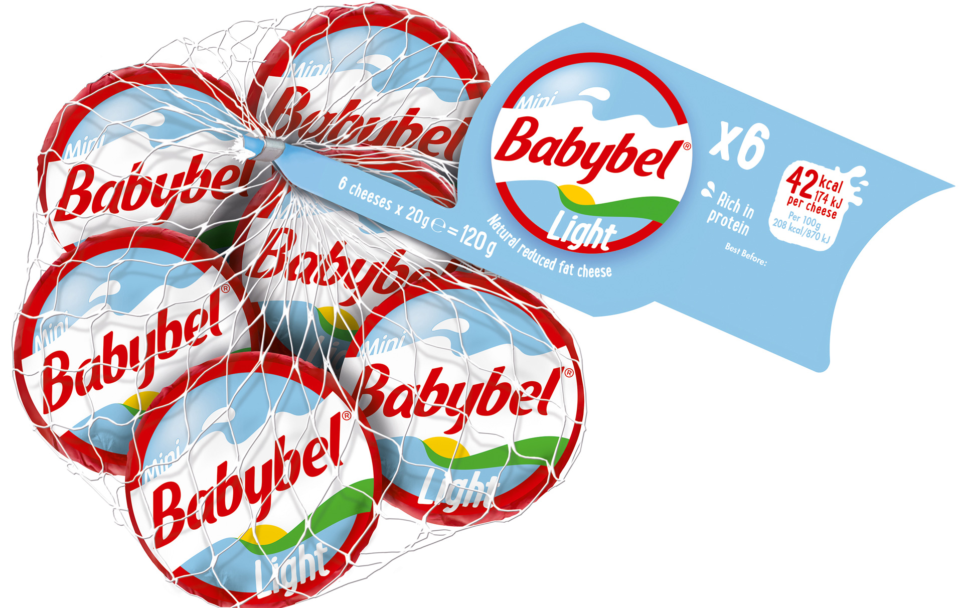 Mini Babybel with two Nairn's Mini Oatcakes