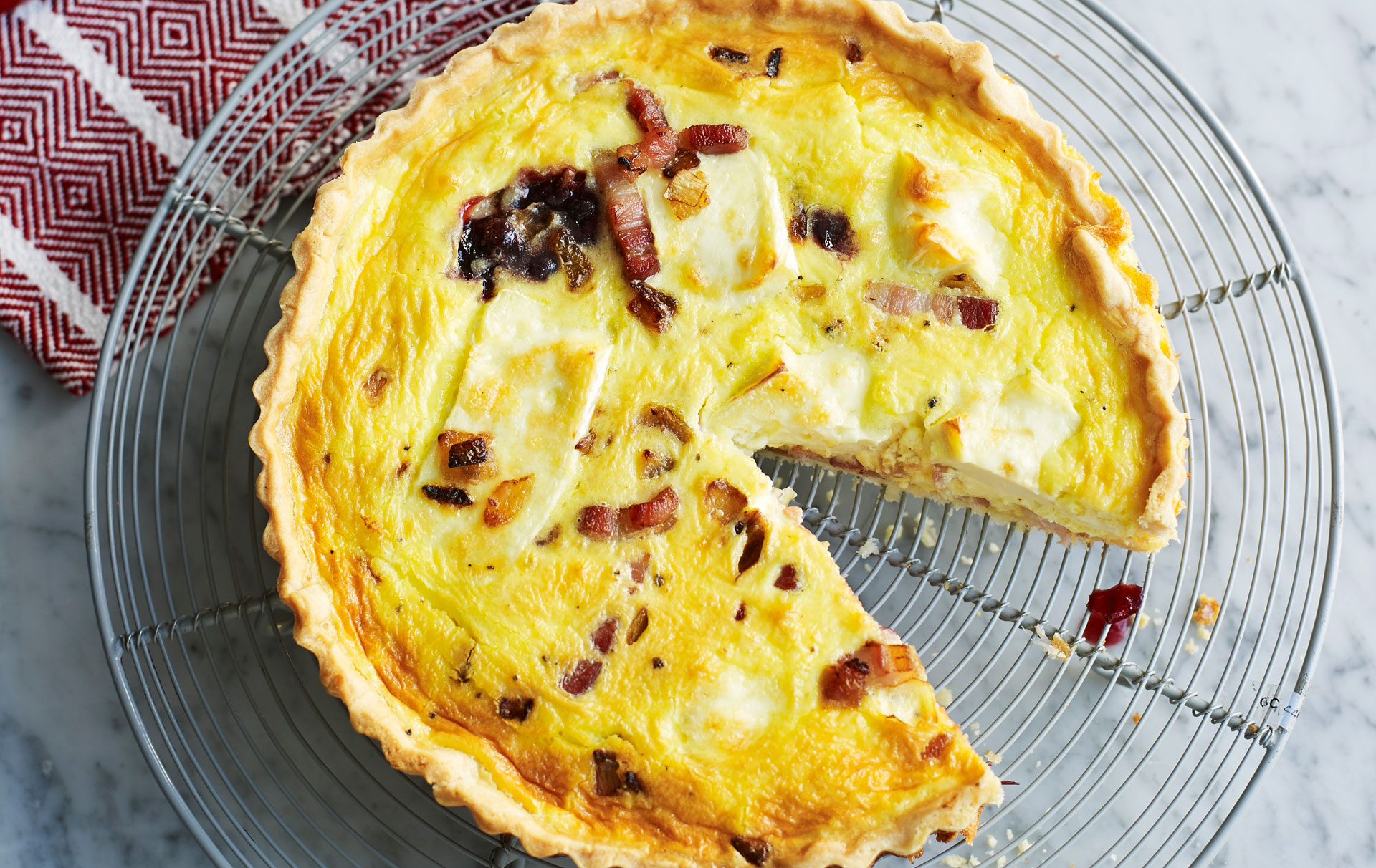 Brie Quiche With Cranberries Lunch Recipes GoodtoKnow