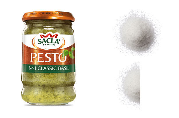 Salt shockers pesto