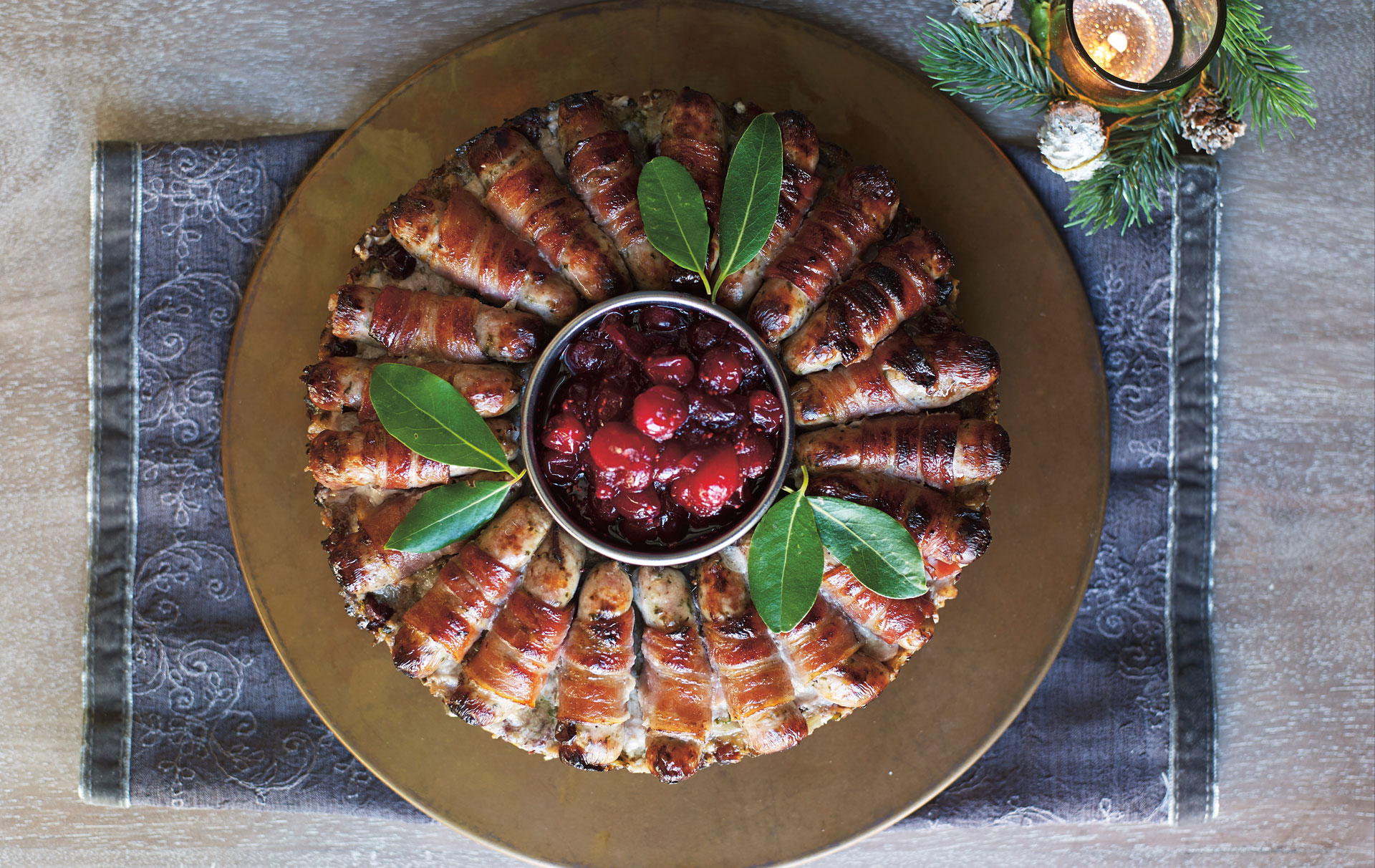 Sausage Stuffing Wreath Main Course Recipes GoodtoKnow