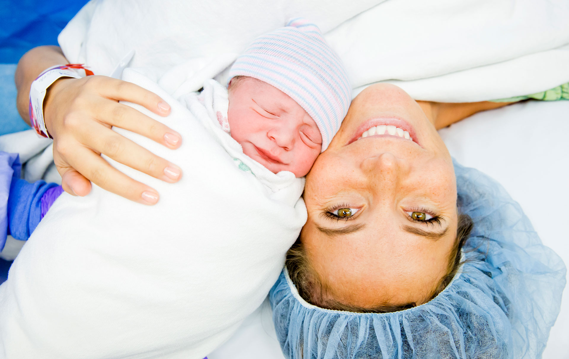 giving birth